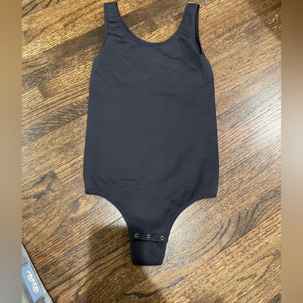 Black tank bodysuit